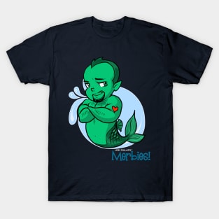 Heart Tat Green Merbie T-Shirt